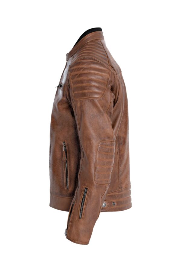 JACKET DEXTER LEATHER BROWN XL - Image 3