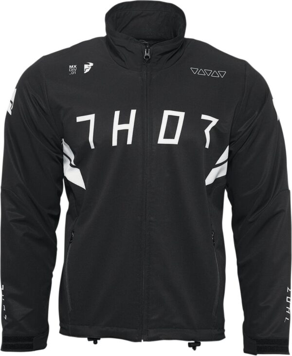 JCKT THOR WARMUP BK/WH LG
