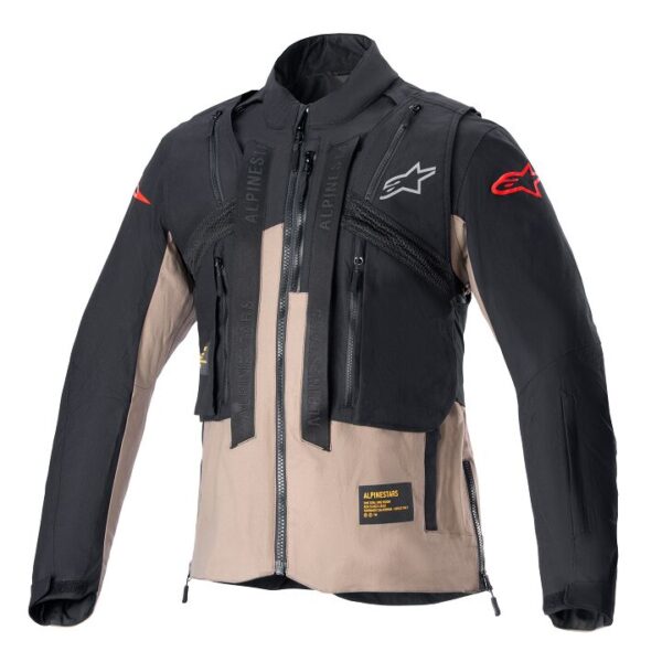 JACKET TECHDURA BLK/BR XL