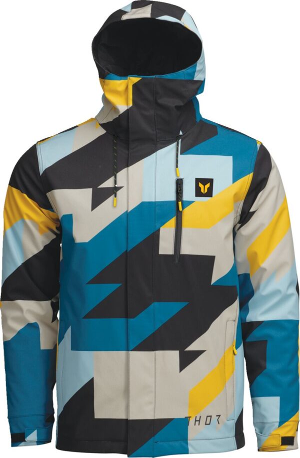 JACKET TOUR BRAVE BL/YL LG