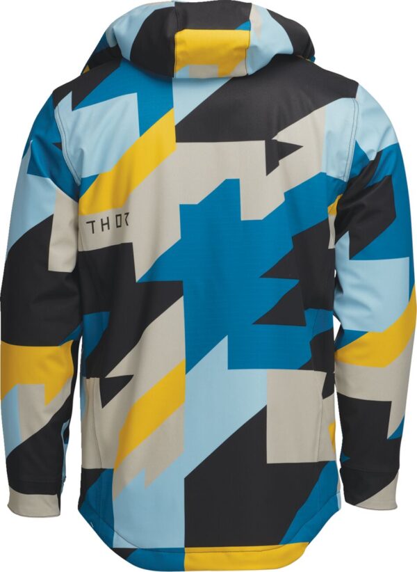 JACKET TOUR BRAVE BL/YL 2X - Image 3