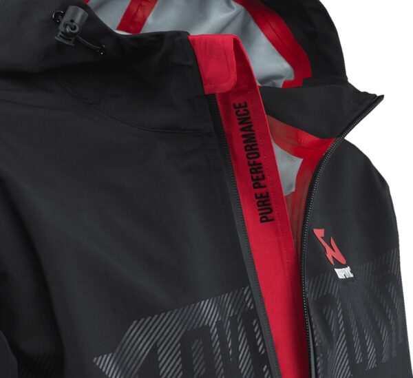 RAIN JACKET BLACK MEN XL - Image 4