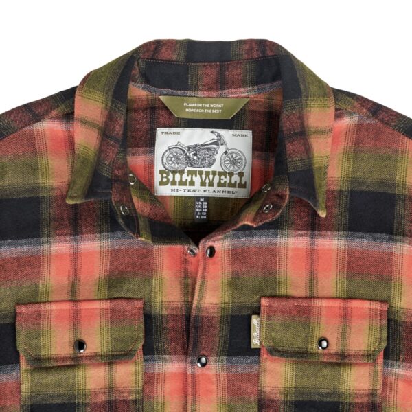 SHIRT FLANNEL HI TEST RUST XL - Image 8