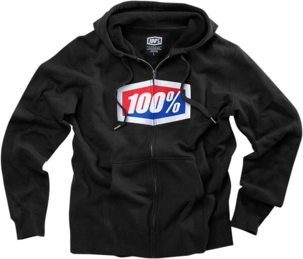 FLEECE ZIP OFFICIAL BK 2X - Image 2