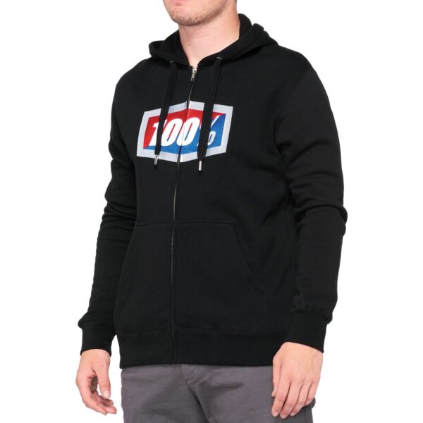 FLEECE ZIP OFFICIAL BK 2X - Image 3