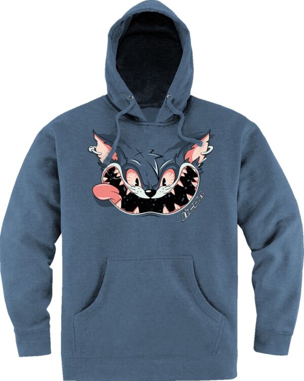 HOODIE 9 LIVES STORM-BL LG