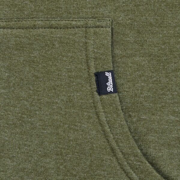 HOODIE STENCIL ZIP OLIVE 2X - Image 2