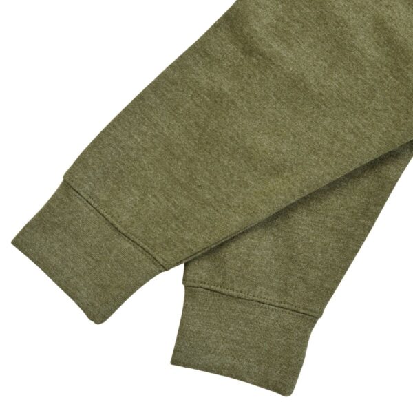 HOODIE STENCIL ZIP OLIVE 2X - Image 3