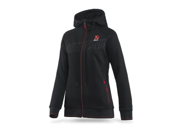 ZIP HOODIE BLACK WMN M