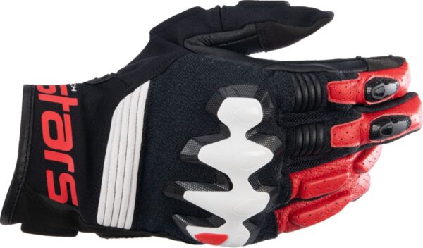 GLOVE HALO BLK/WT/RD M
