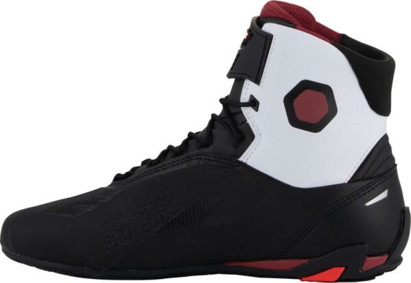 SHOES FASTER-4 BK/WH/DK RD 10 - Image 7
