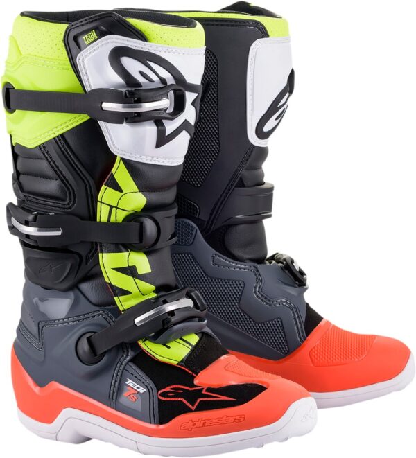 BOOT TECH7S GY/RD/YL 6