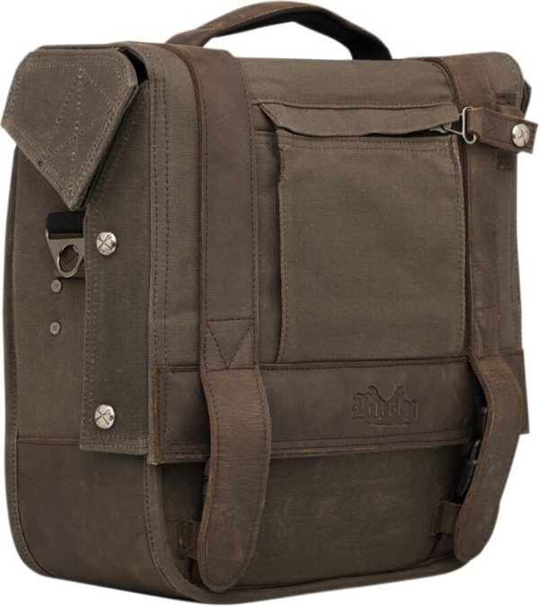 SADDLEBAG WAXED COTTON