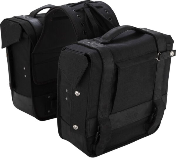 SADDLEBAG THROWOVER BLK