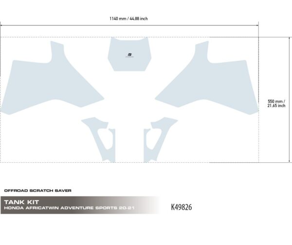 SCRATCH SAVER TANK AFRICA TWIN - Image 2
