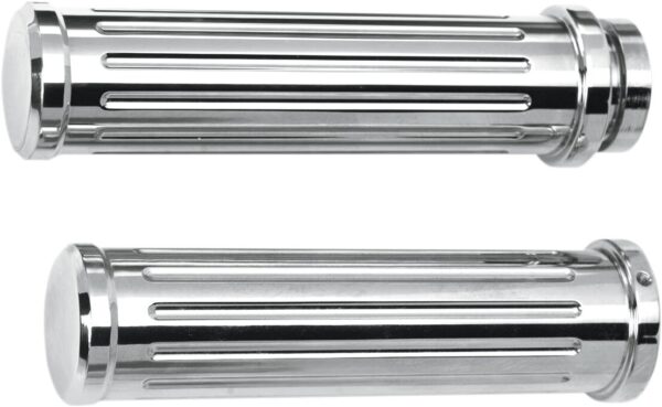 BILLET GRIPS BALL MLD CHR