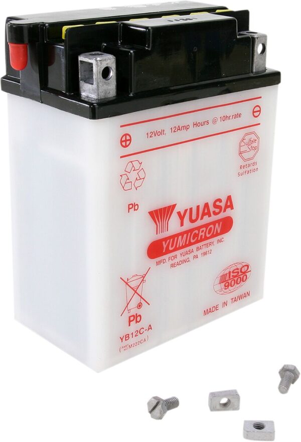 BATTERY YUASA HD DRY YB12C-A