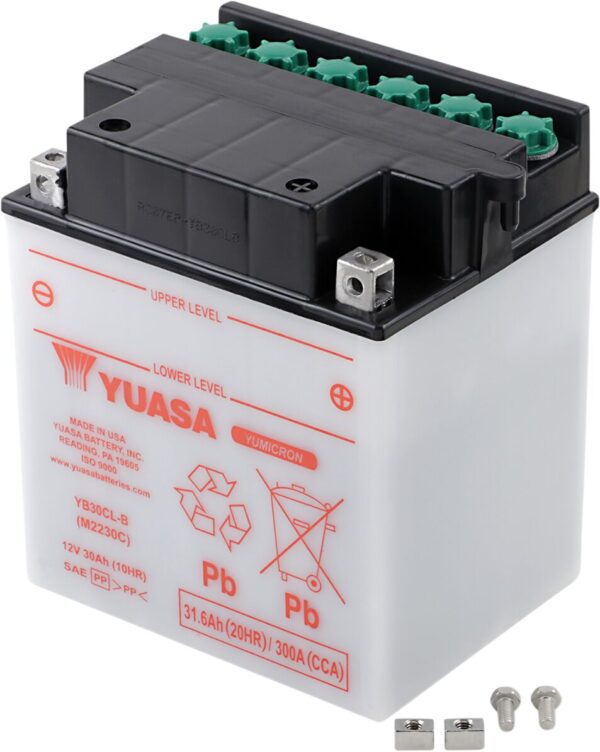 BATTERY YUASA YB30CLB