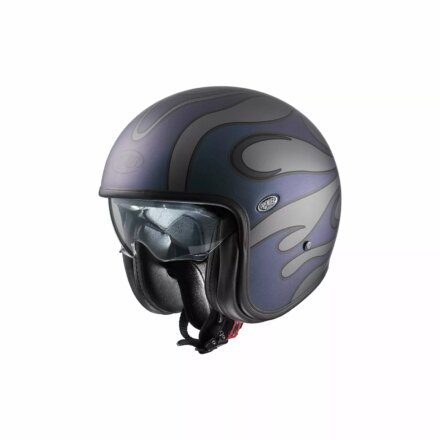 Casco Premier Vintage blu grigio opaco