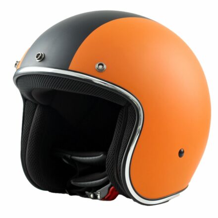 Casco BHR vintage 811 arancio nero opaco