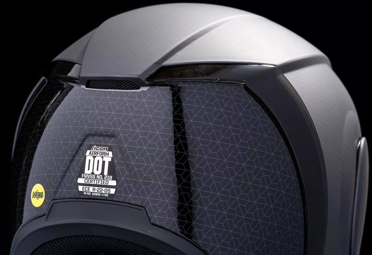 ICON CASCO XXL INTEGRALE AIRFORM™ COUNTERSTRIKE MIPS® GRIGIO - immagine 4