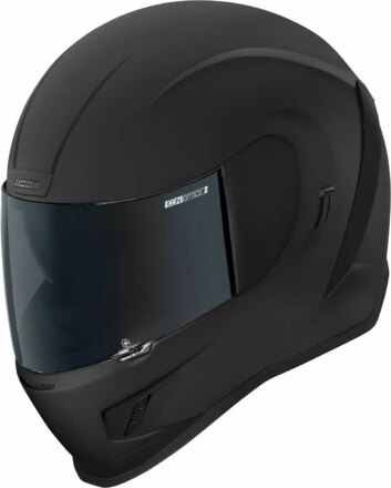 Casco Icon Airform Dark integrale nero opaco