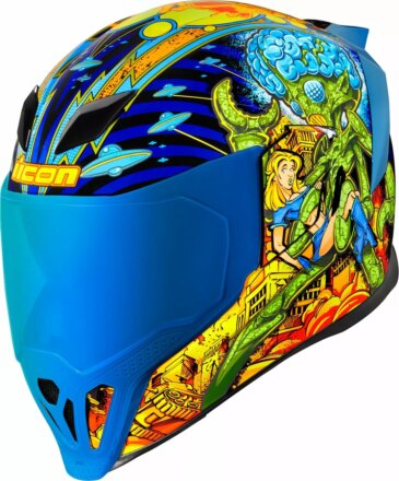 Casco Icon Airflite Bugoid Blitz integrale moto