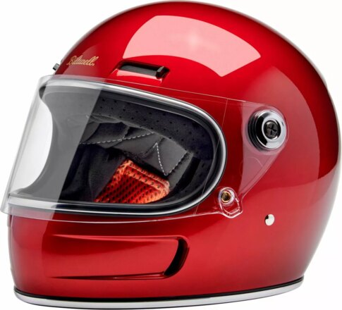 Casco Biltwell Gringo SV rosso integrale moto