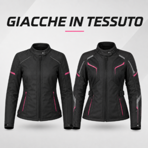 Giacche moto donna tessuto Tecno Motor Garage