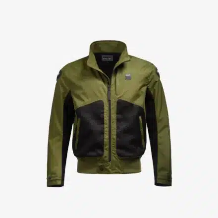 Giacca moto Blauer Thor Air uomo donna verde