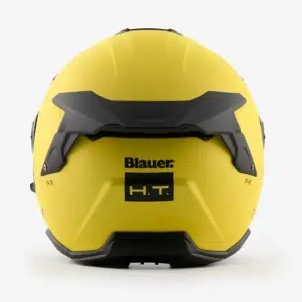Casco jet Blauer giallo HT JJ01 Mono