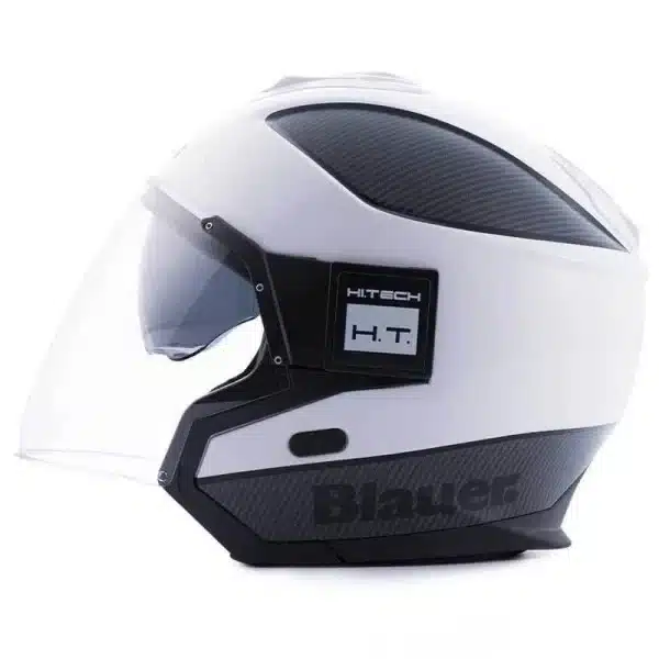 CASCO MOTO JET BLAUER SOLO BTR TAGLIA M2 PREDISPOSIZIONE BT COLORE BIANCO H108 - immagine 4