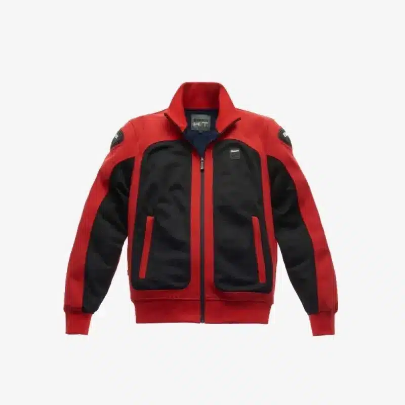 BLAUER HT GIACCA MOTO UOMO-DONNA PRIMAVERA-ESTATE EASY AIR PRO ROSSA TG. L-XL