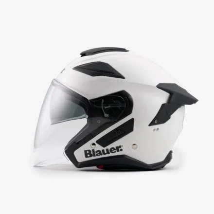 Casco jet Blauer bianco per scooter e moto