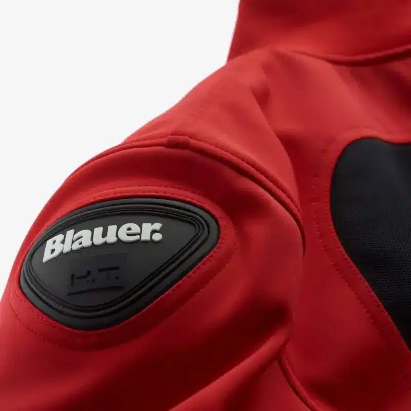 BLAUER HT GIACCA MOTO UOMO-DONNA PRIMAVERA-ESTATE EASY AIR PRO ROSSA TG. L-XL